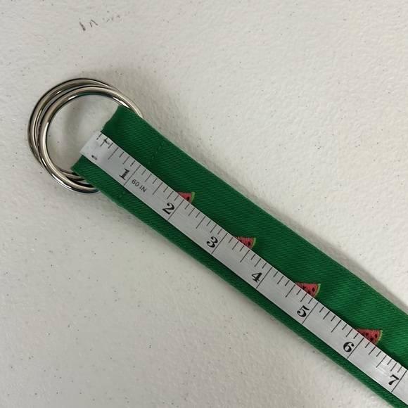 J. Crew S/M Novelty Print Belt Bundle of 2 - Watermelon & Polka Dot - Picture 6 of 11